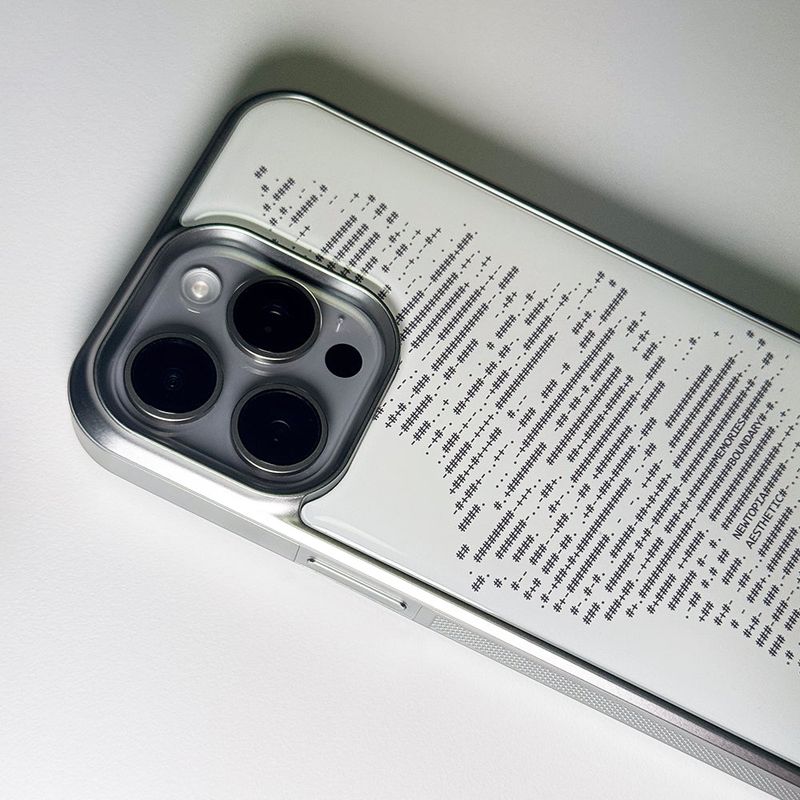 NTA Conchgeist_ASCII CORE_006 Phone Case (SV_White)