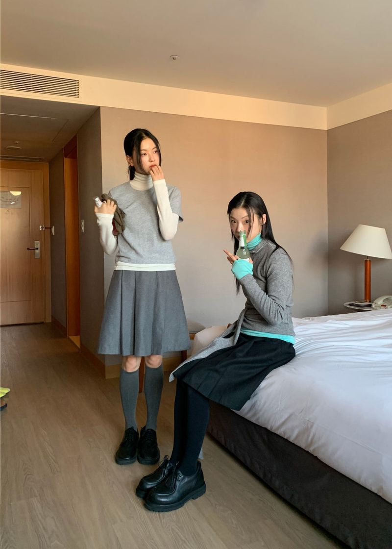 WOOHWA（ウファ）の「 SOFT WARM CROP TEE（Tops）」