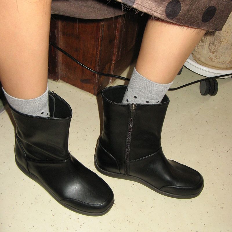 Keen 0005-3. Rubber Sole Ankle Boots - 3colors