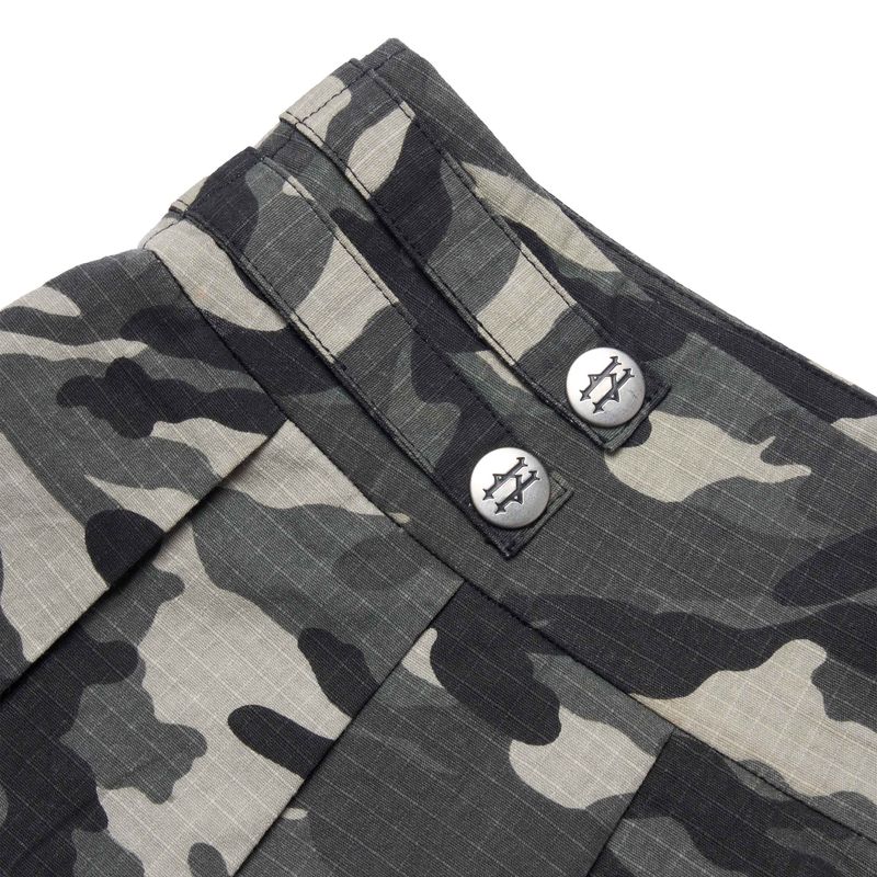HADES KHAKI CAMO MINI SKIRT