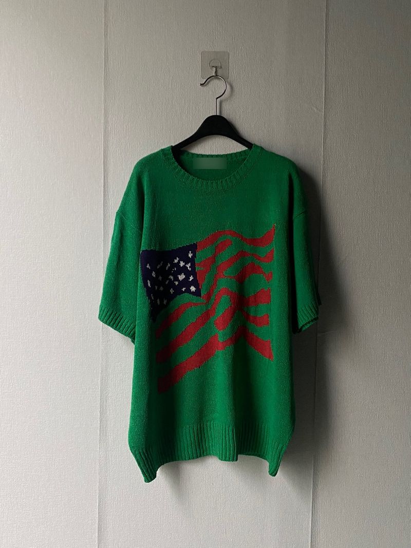 USA Round short sleeve knit 3