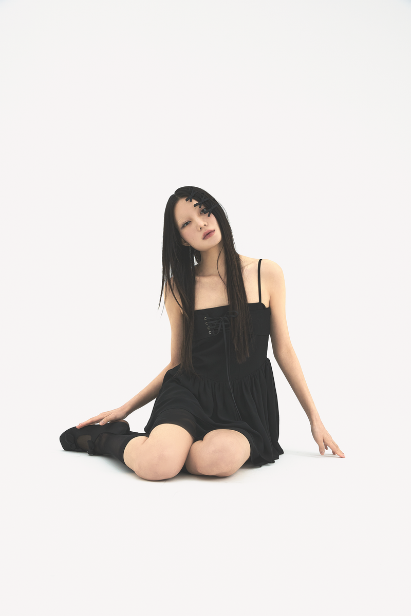 Bustier dress Black