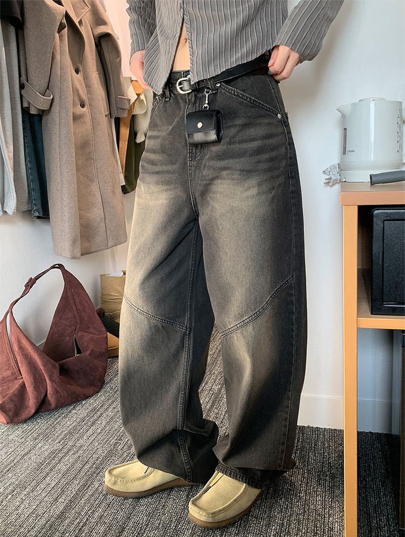 BIAS WIDE JEANS (2C)