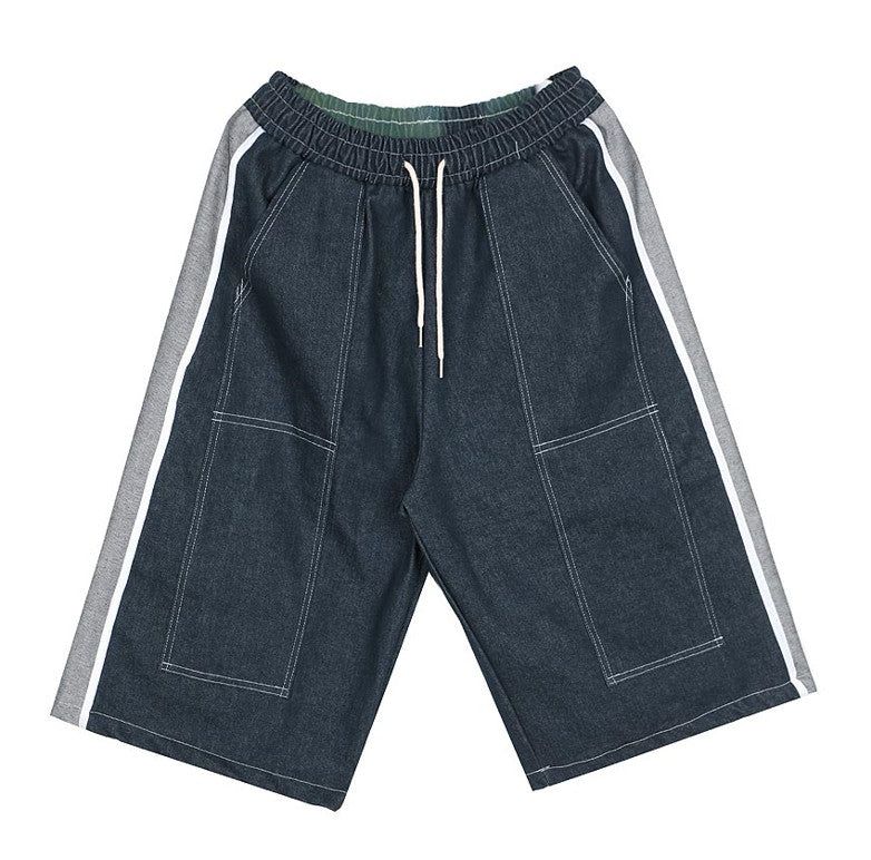 No.0730 C denim reverse 7 SHORTS