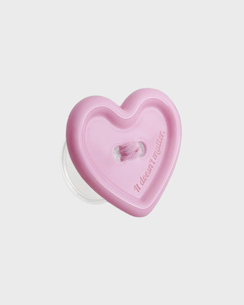 *Limited* [Formica] Pinkberry Choco Button tok (Heart), Basic