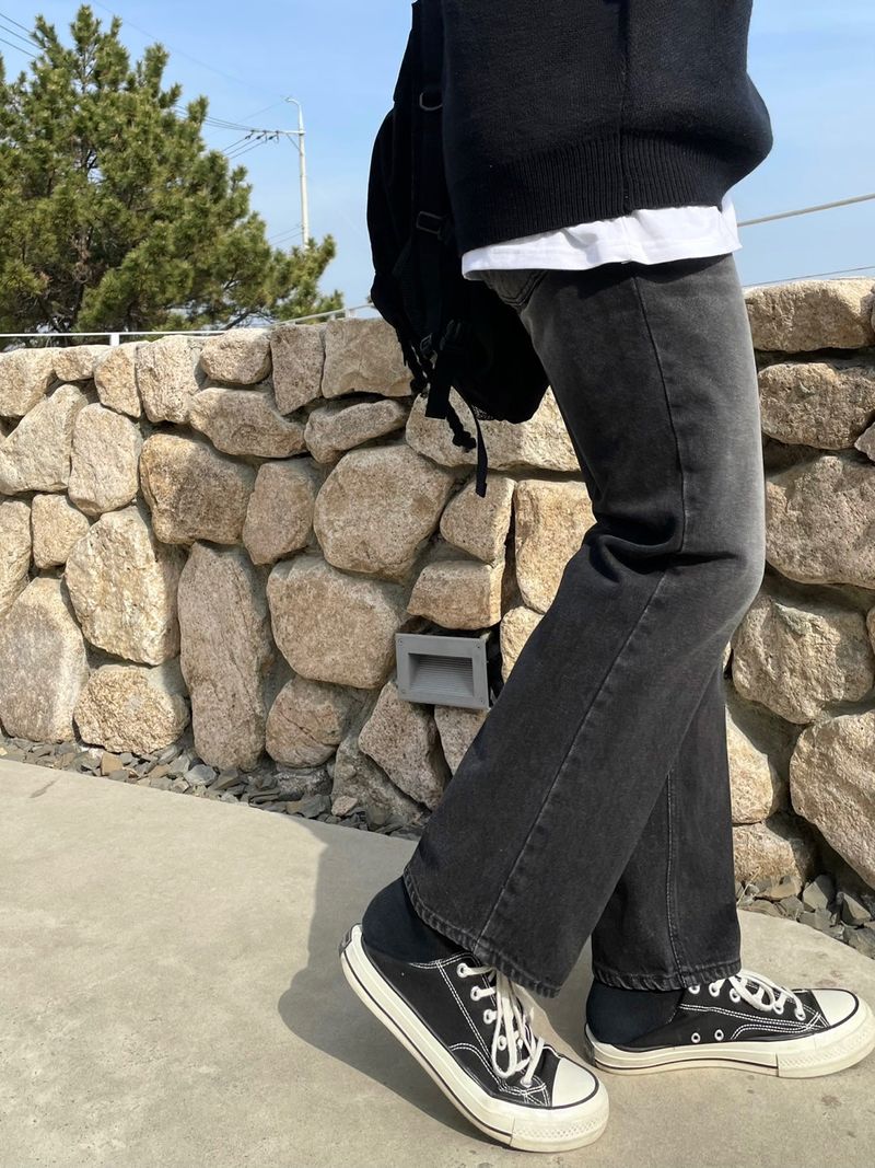 BRUSH SEMI DENIM PANTS(4COLOR)