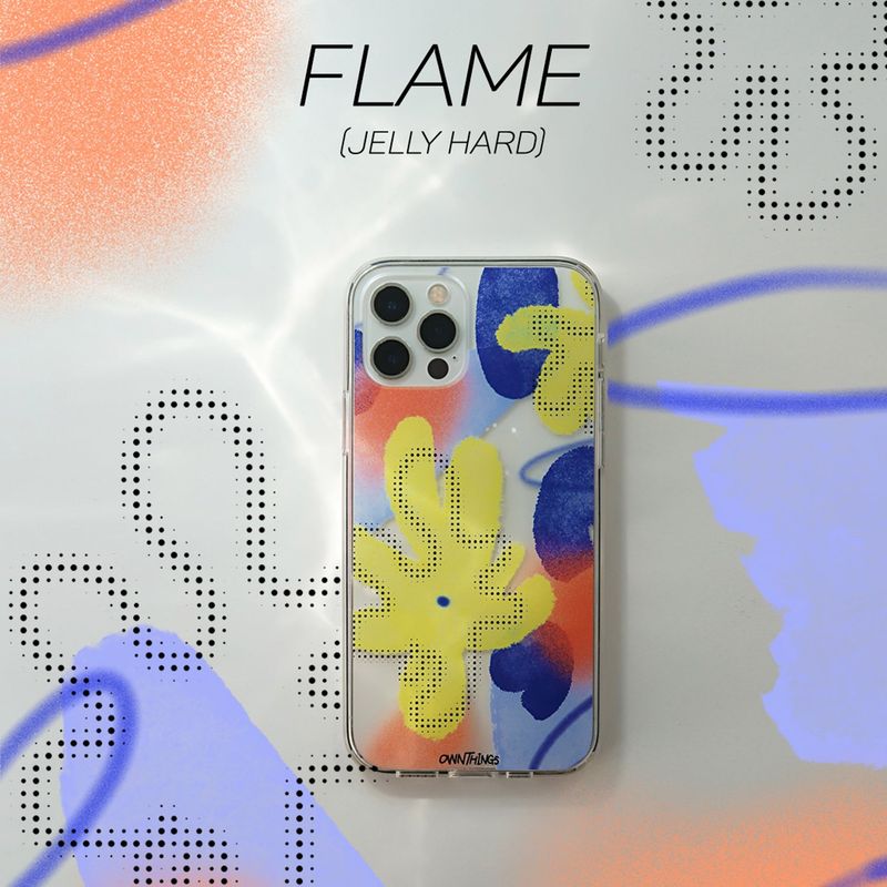 [MADE] FLAME phone case (jelly hard)