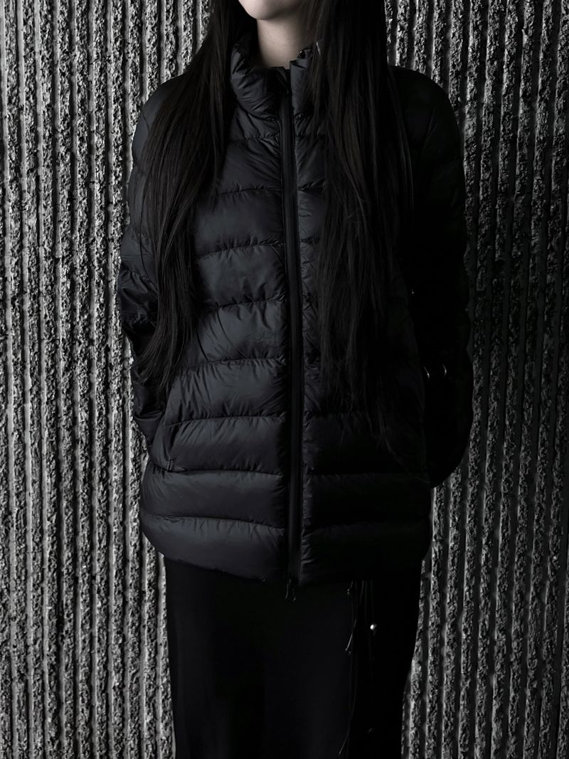 [unisex] aro duck down light puffer (2color)