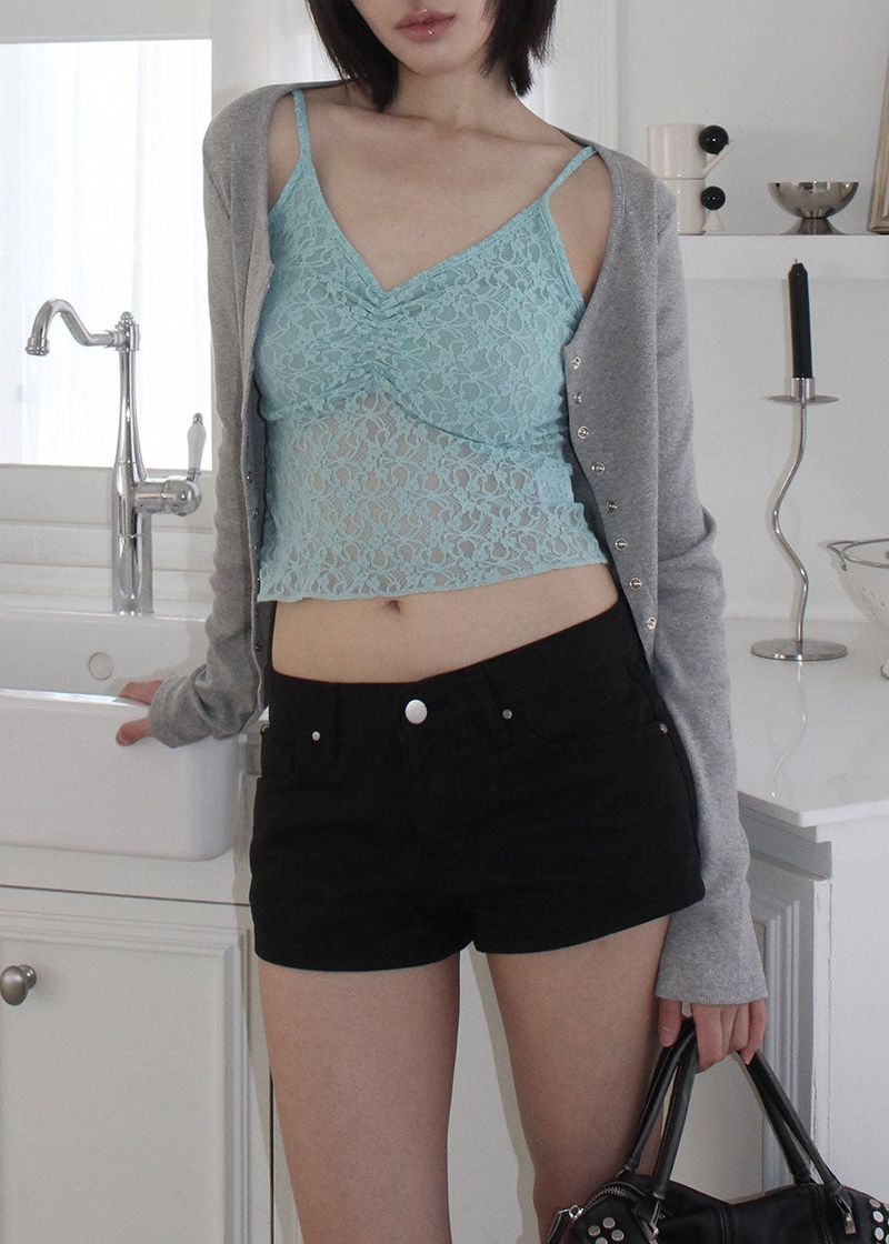 LACE CAP SLEEVELESS (5color)