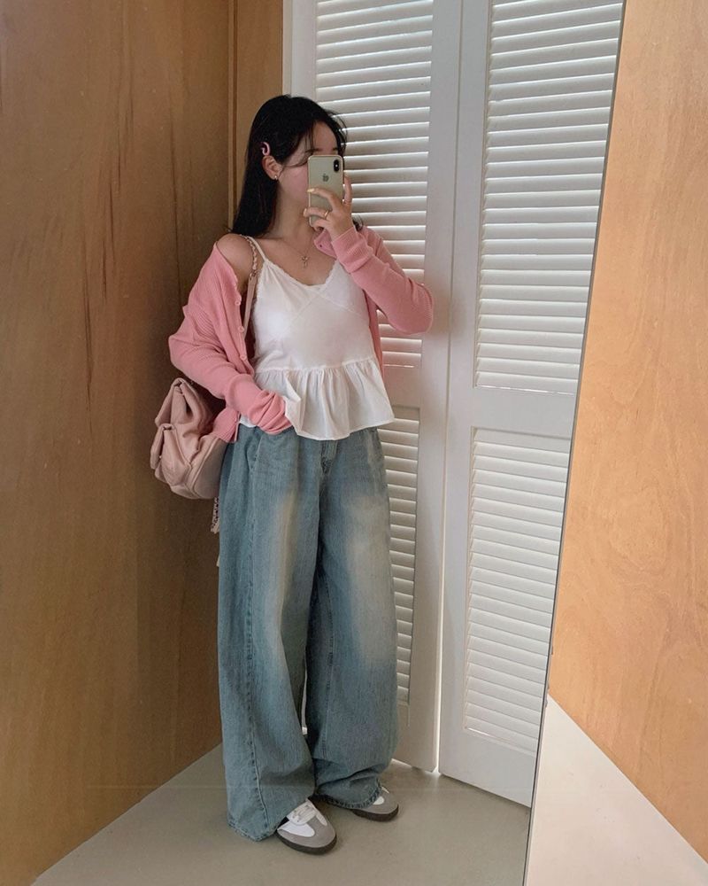 [BELLIDE MADE] Solve Round Rib Cardigan