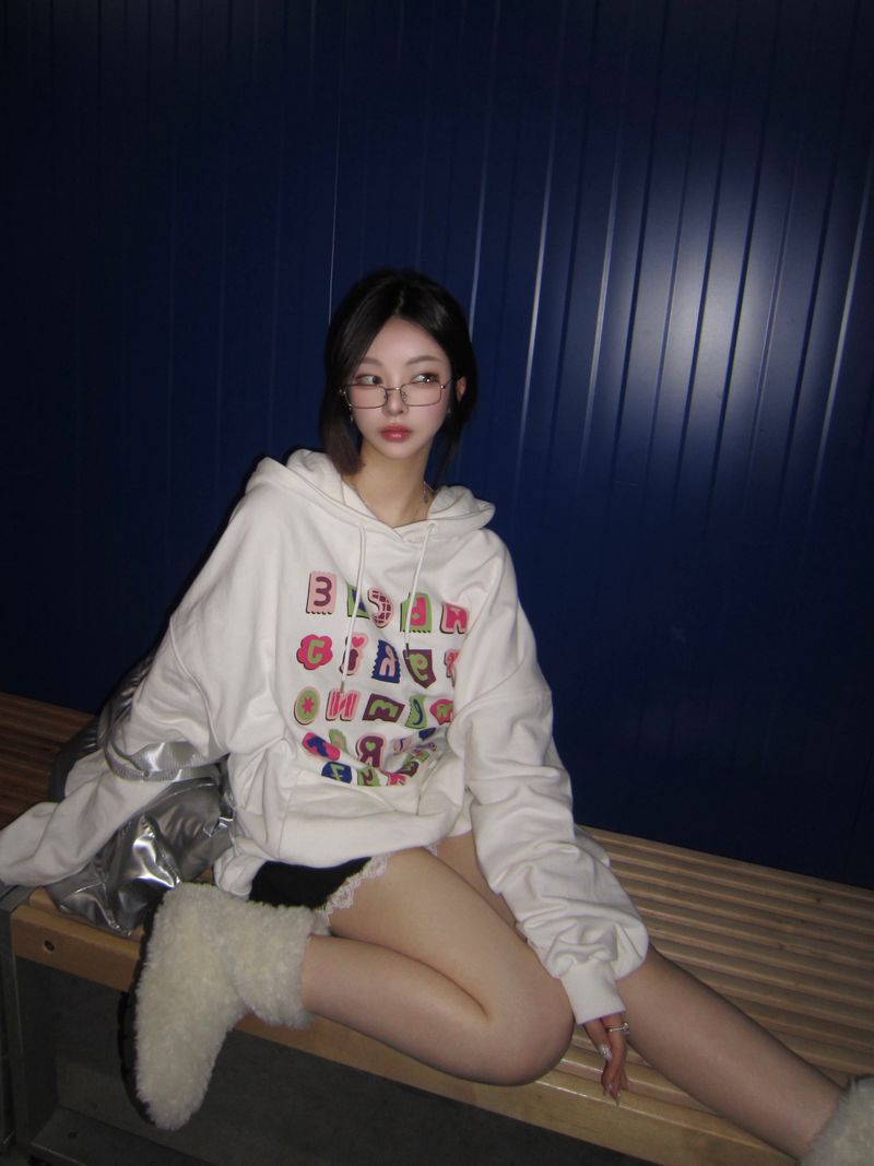 Alphabet hoodie