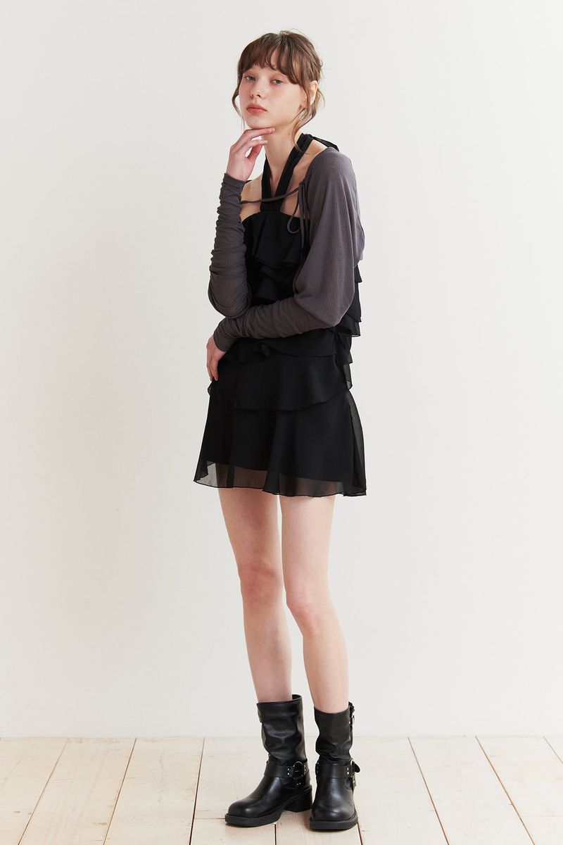 BALLON DRESS black