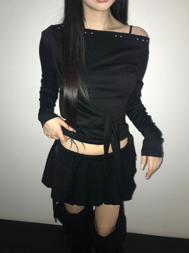 stud tie top(3 color)