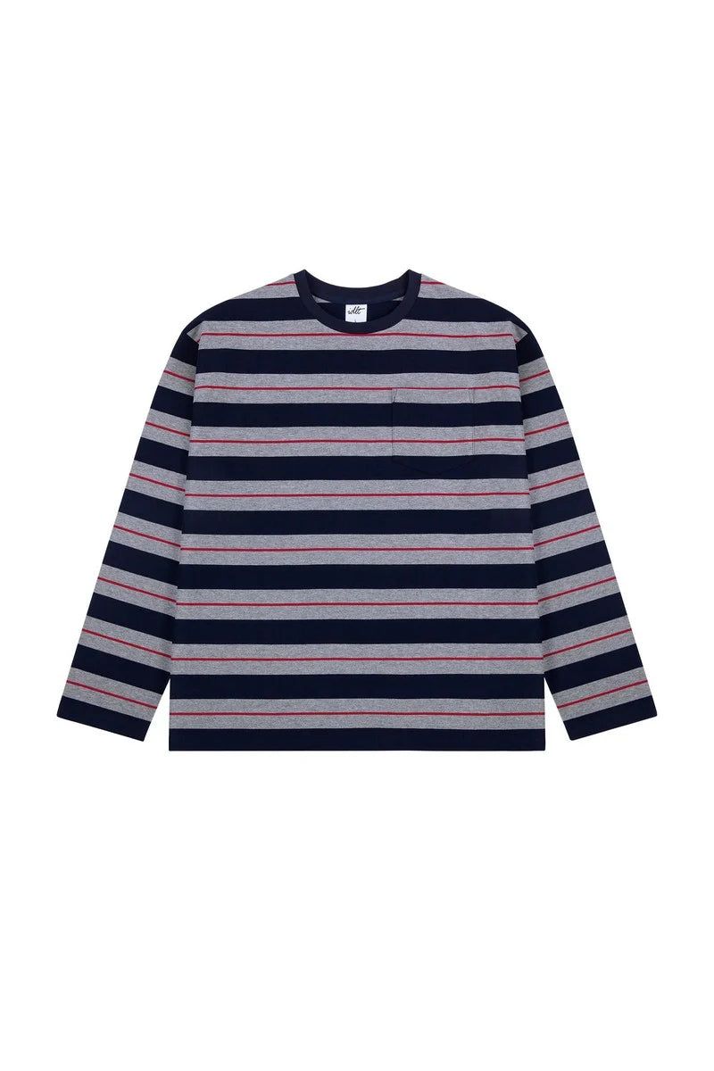 IDLT Basicsの「Heavyweight Striped Pocket Tee(Tops)」