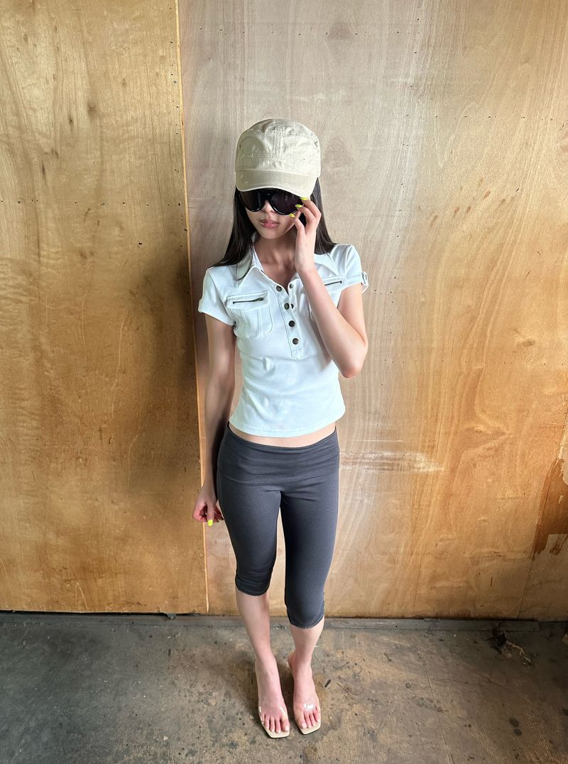foldover capri leggings