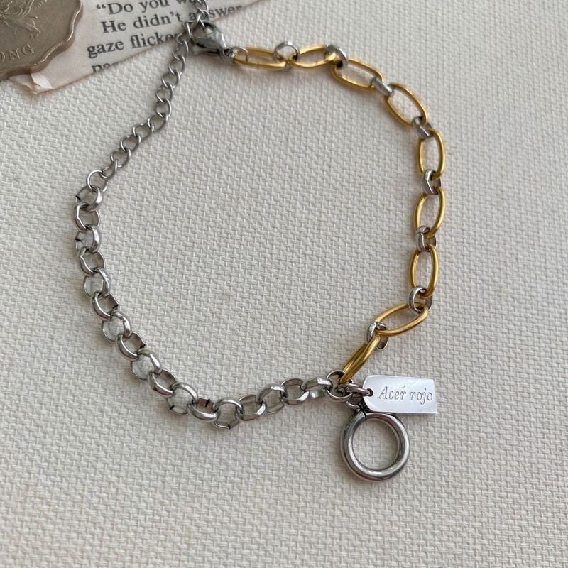 gs Unique Vertical Vintage Charm Chain Bracelet