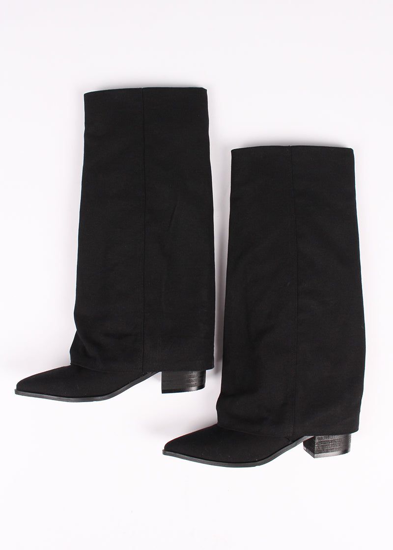 LINEN WESTERN BOOTS