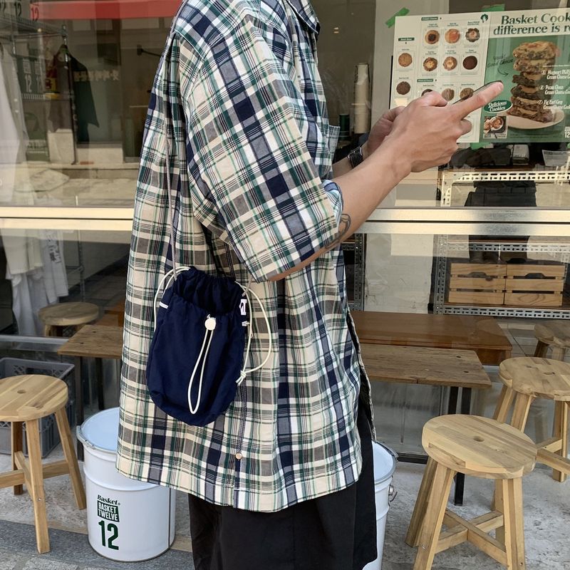 3 Pockets Mini Bag (Navy)
