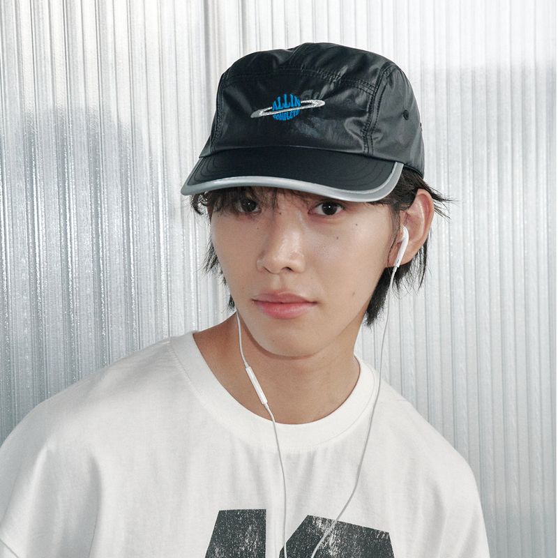 Saturn Nylon Camp Cap (Black)