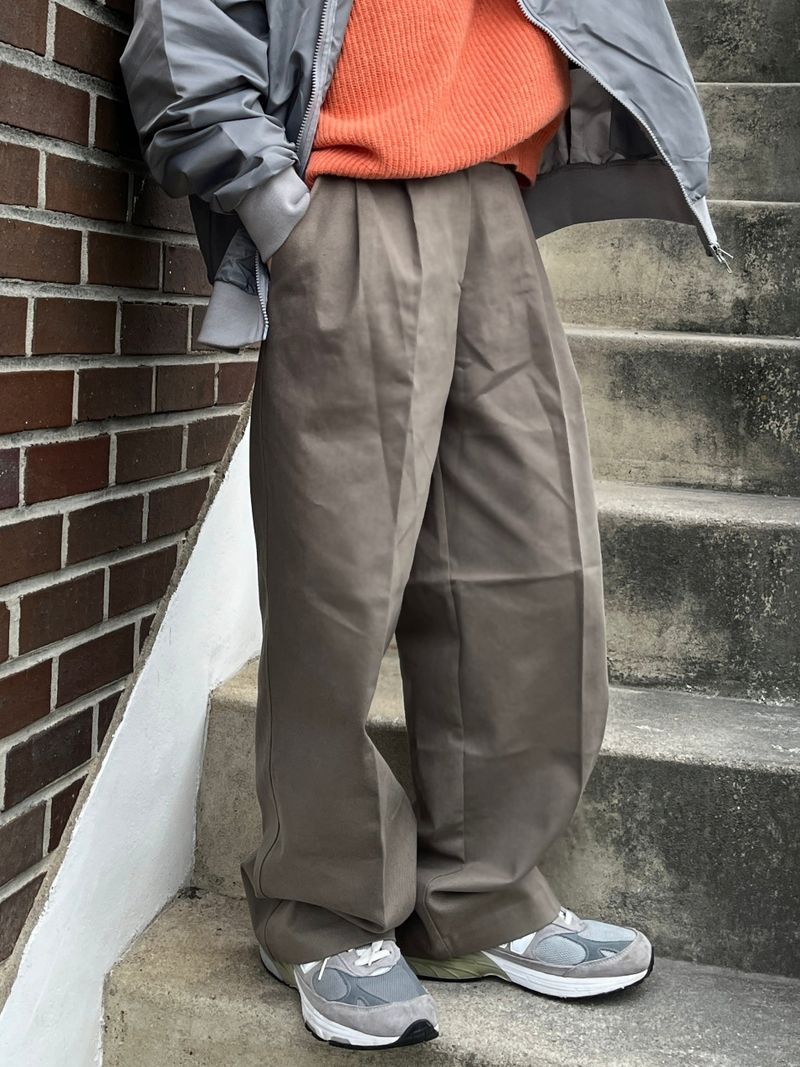 Lonely Pintuck Wide Pants 