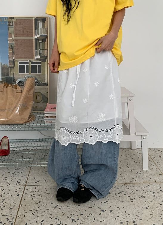 Hare Summer Wide Denim Pants
