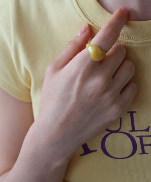AAKE(アケ)の「MARBLE HEART RING(Accessories)」