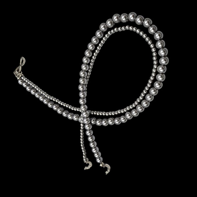 Double Layered Middle Pearl Necklace