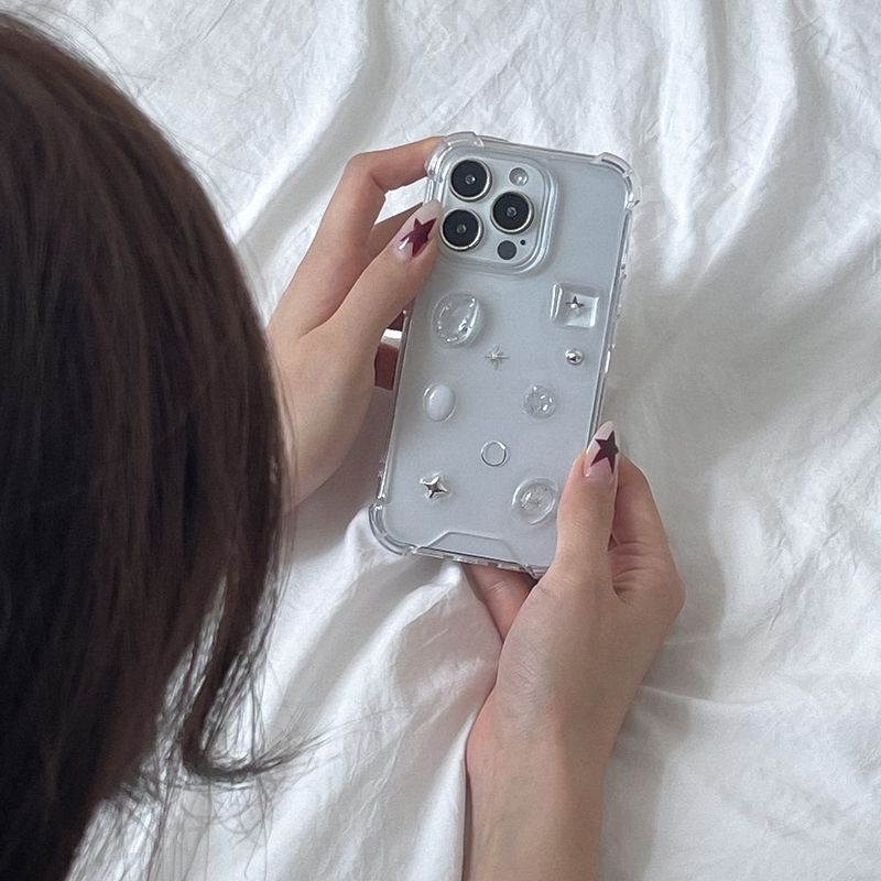 [made]silver twinkle ver resin phone case 