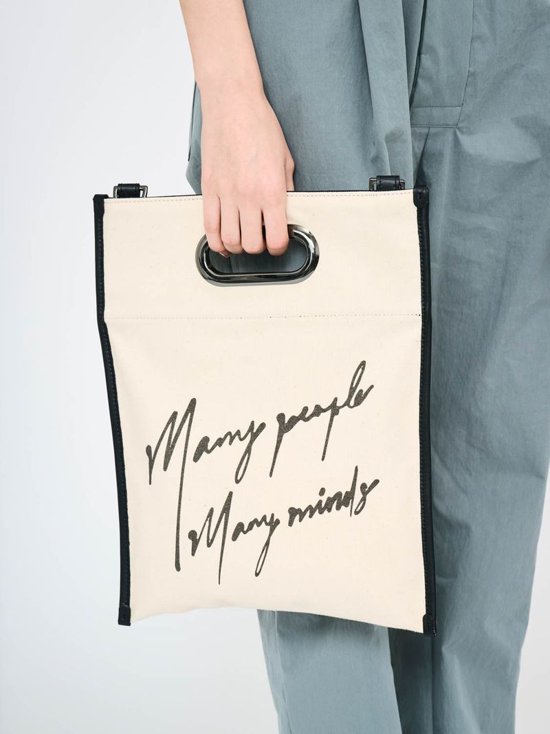 Organic Cotton x Apple Leather Record Bag