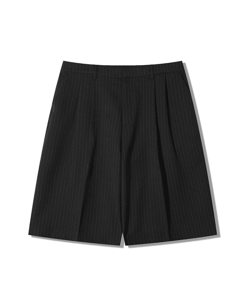 Node Pin Stripe Bermuda Slacks