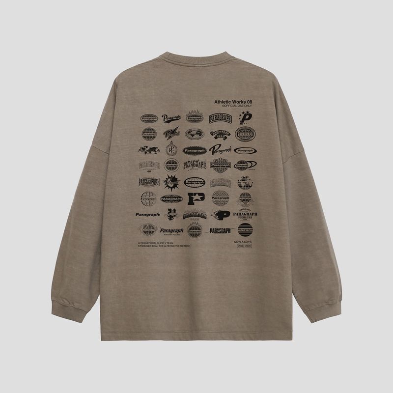 PARAGRAPH(パラグラフ)の「ARCHIVED LOGO L/S(Tops)」
