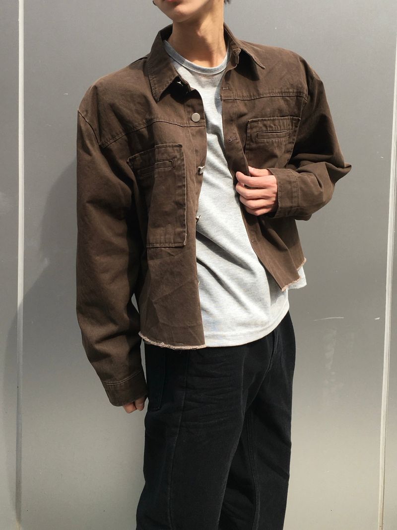 TL Denim Crop Shirt Jacket 2C