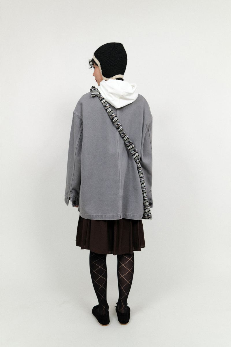 Toggle Bar Knit Crossbody Bag (2color)