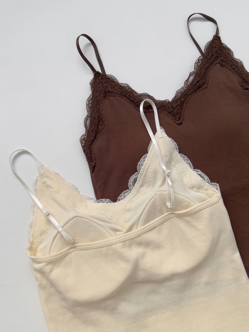 Lace Bra Top Sleeveless