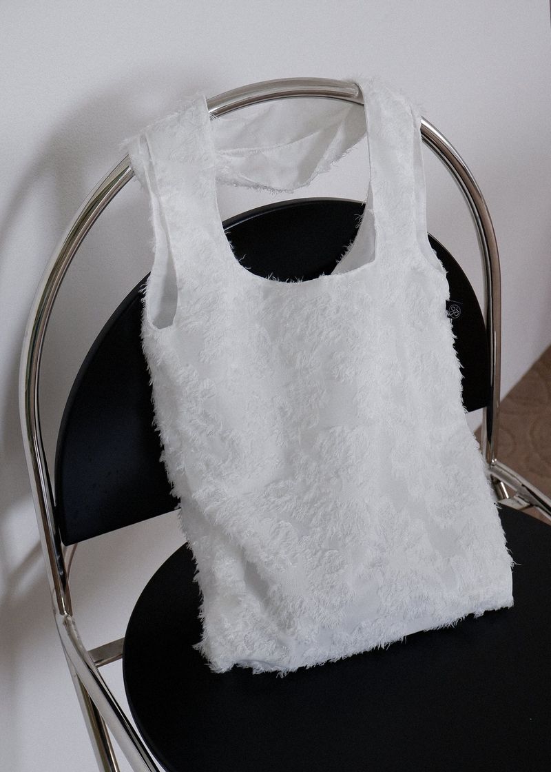 Lace Market Bag_White