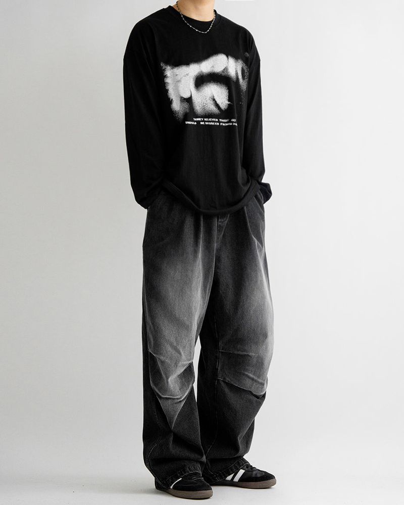 Bleed printing long sleeve