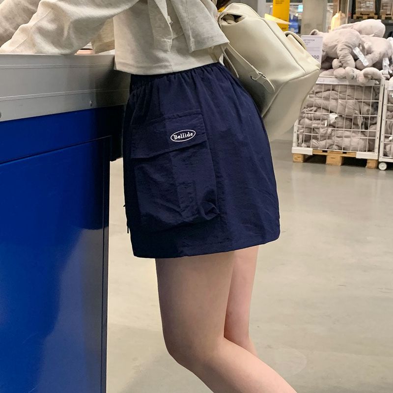 [BELLIDE MADE/2 size] biscuit cargo shorts