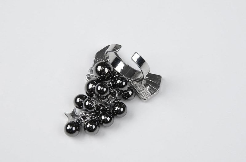BOW&GRAPE RING (BLACK)