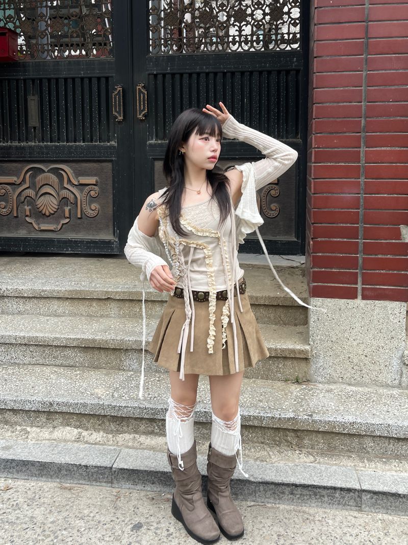 Fairy Lace Beads Chain Top