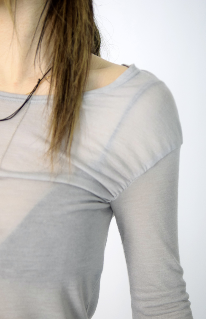 armpit shirring T(3color)