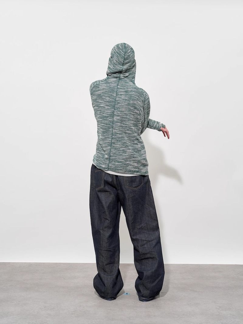 FMACM Sweatshirt in color knit with dividing press lines throughout