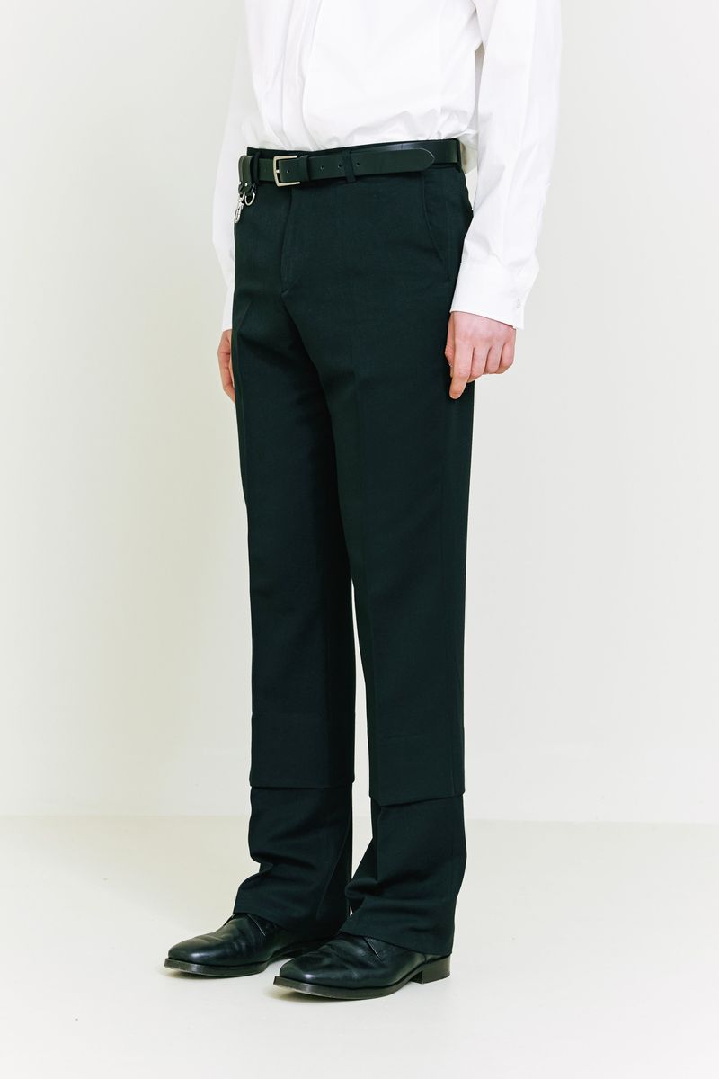 Double Layerd Slacks black