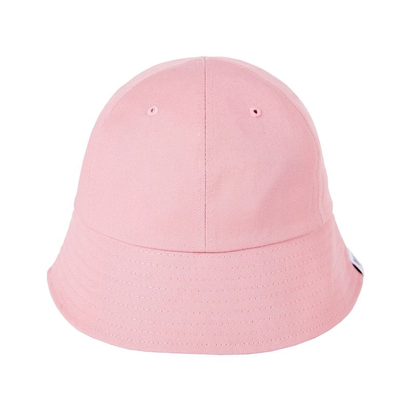 Monogram Label Round Bucket Hat Pink