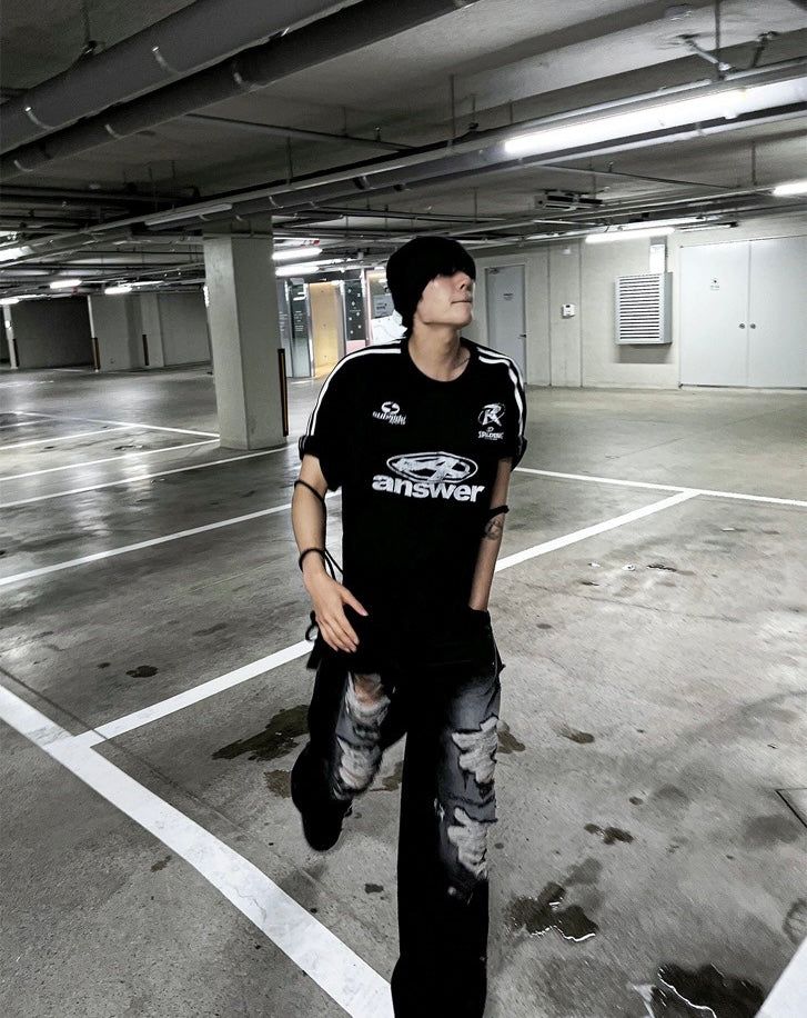 COSYHARU（コシハル）の「Denim Destroyed Pants（Pants）」