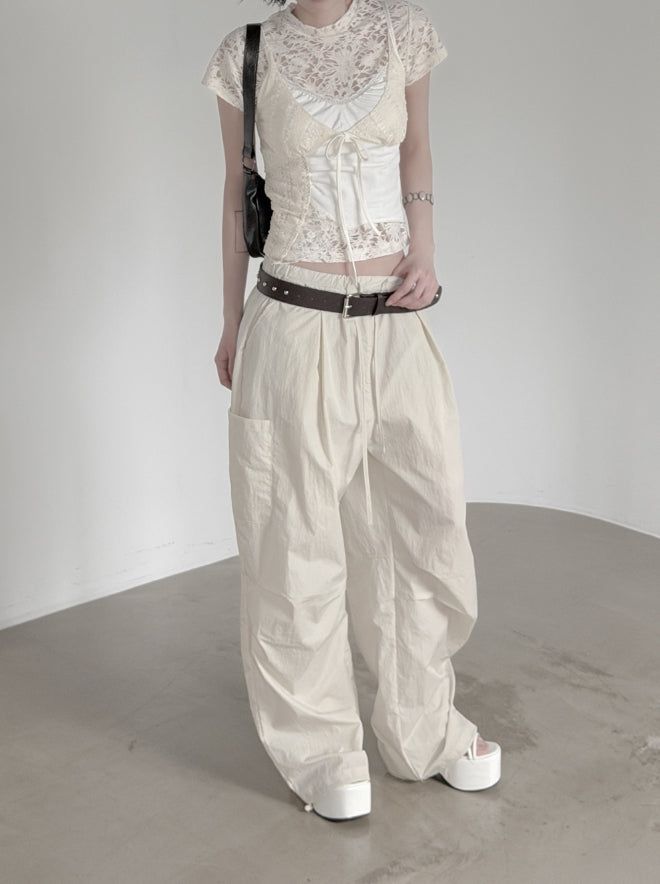 Toreve Nylon Wide Pants