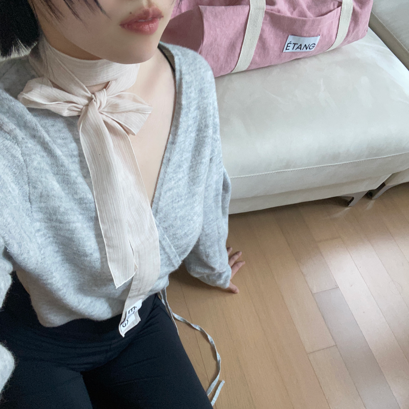 [MADE] Étang Slim Scarf | Pink