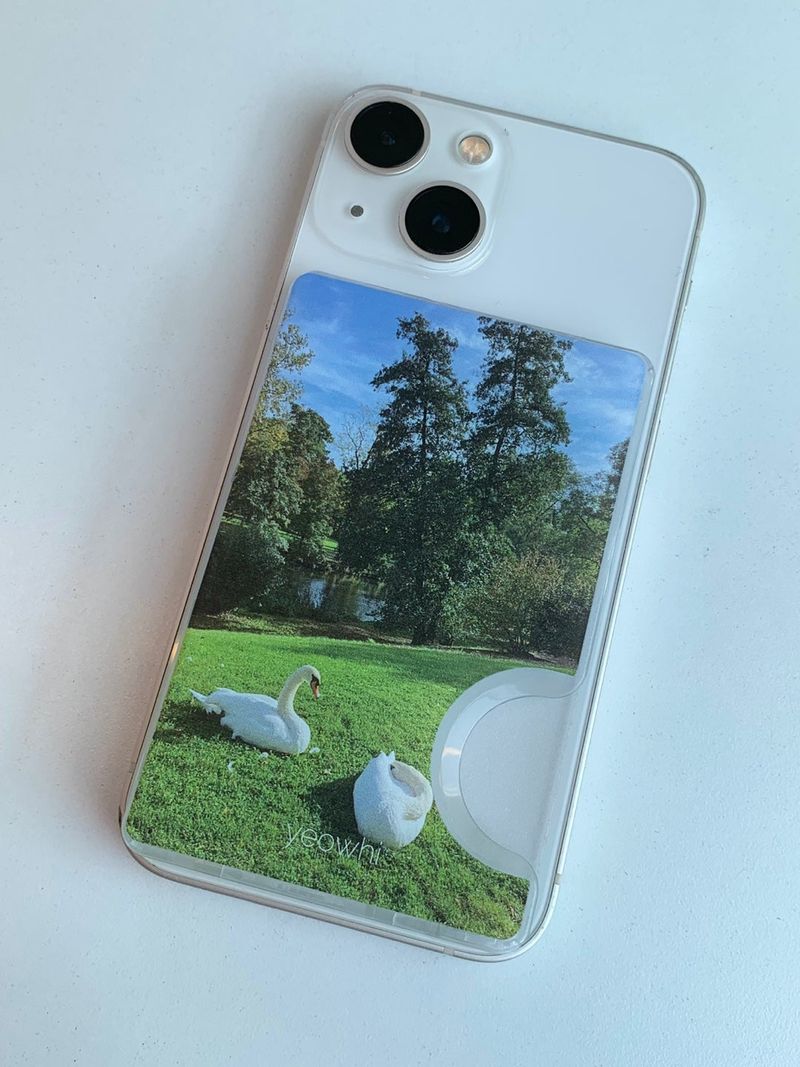 yeowhi（ヨウィ）の「[Magsafe] swans in the sunlight cardslot case（Smartphone Accessories）」