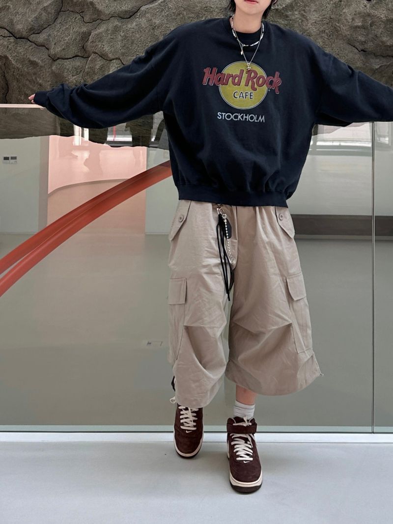 Amekaji Loose Cargo Pants 4C