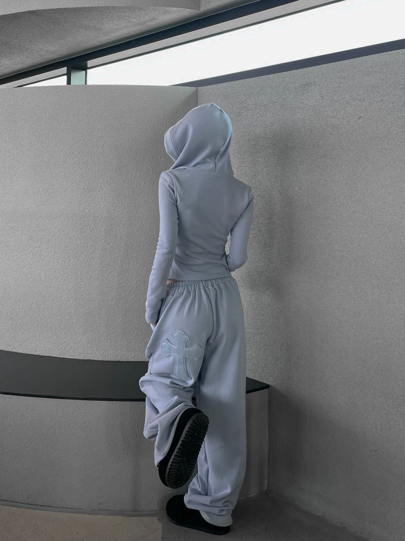 cross warm training hood zip-up (4 color)