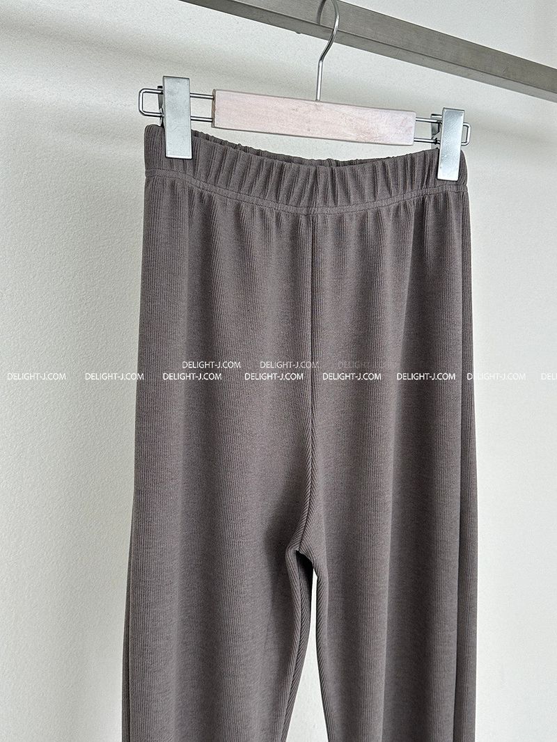 Pintuck Shirring Bootcut Long Pants